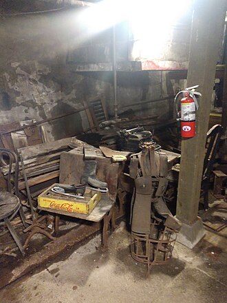 Inside vacant factory in Duluth Minnesota